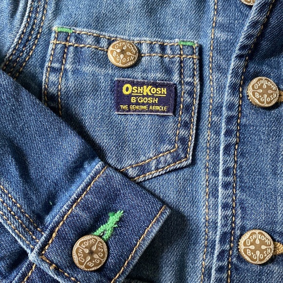 Vintage-Style Denim Chore Jacket - Picture 3 of 4